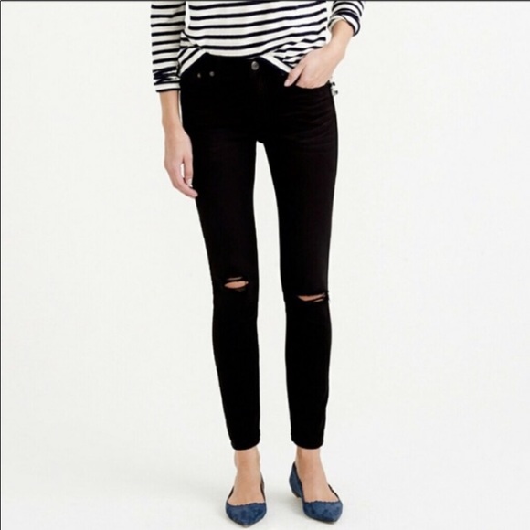 🌻HP🌻NWOT J.Crew Toothpick distressed jeans, 26 - Picture 1 of 13